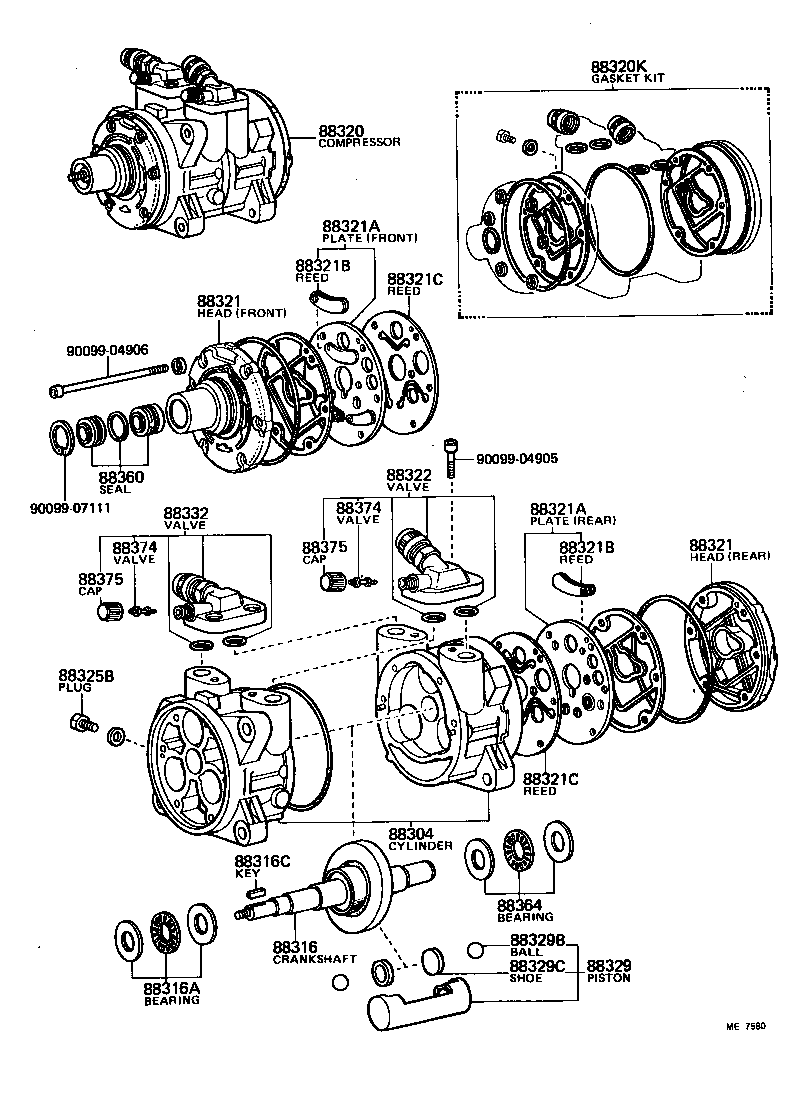 88307-30270 REED SUB-ASSY, VALVE product image