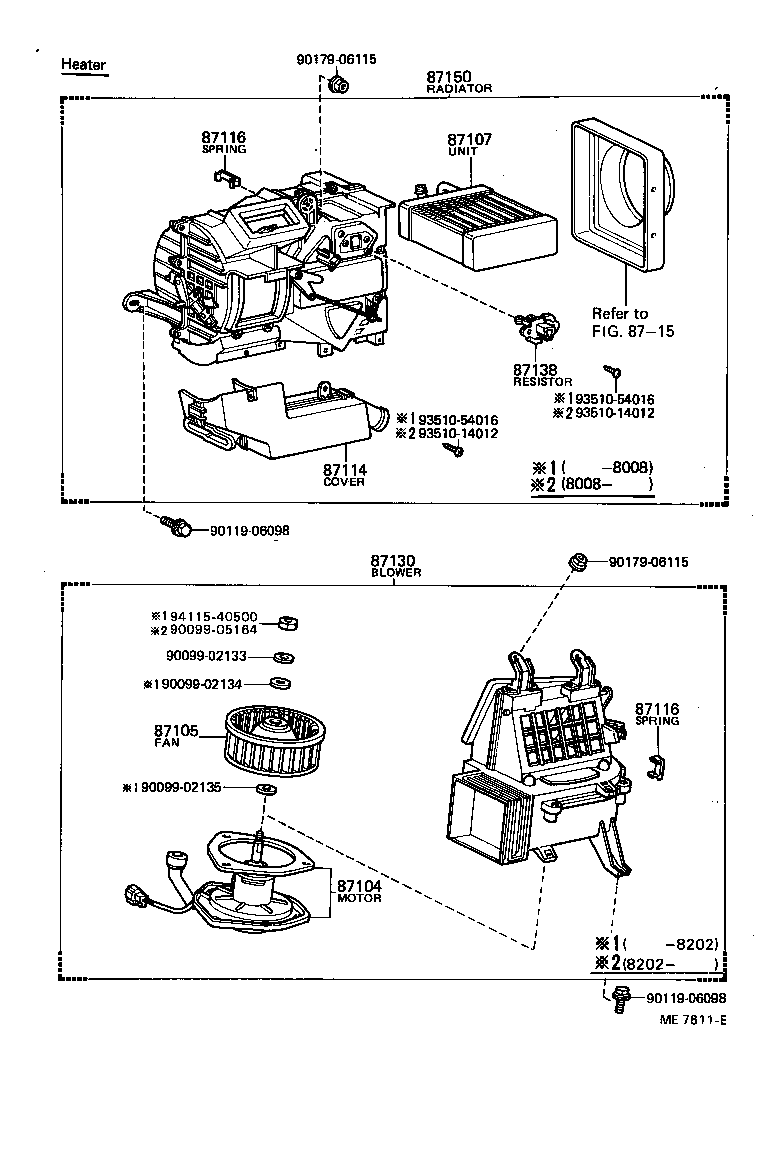 99552-30035 HOSE, HEATER WATER, INLET F product image