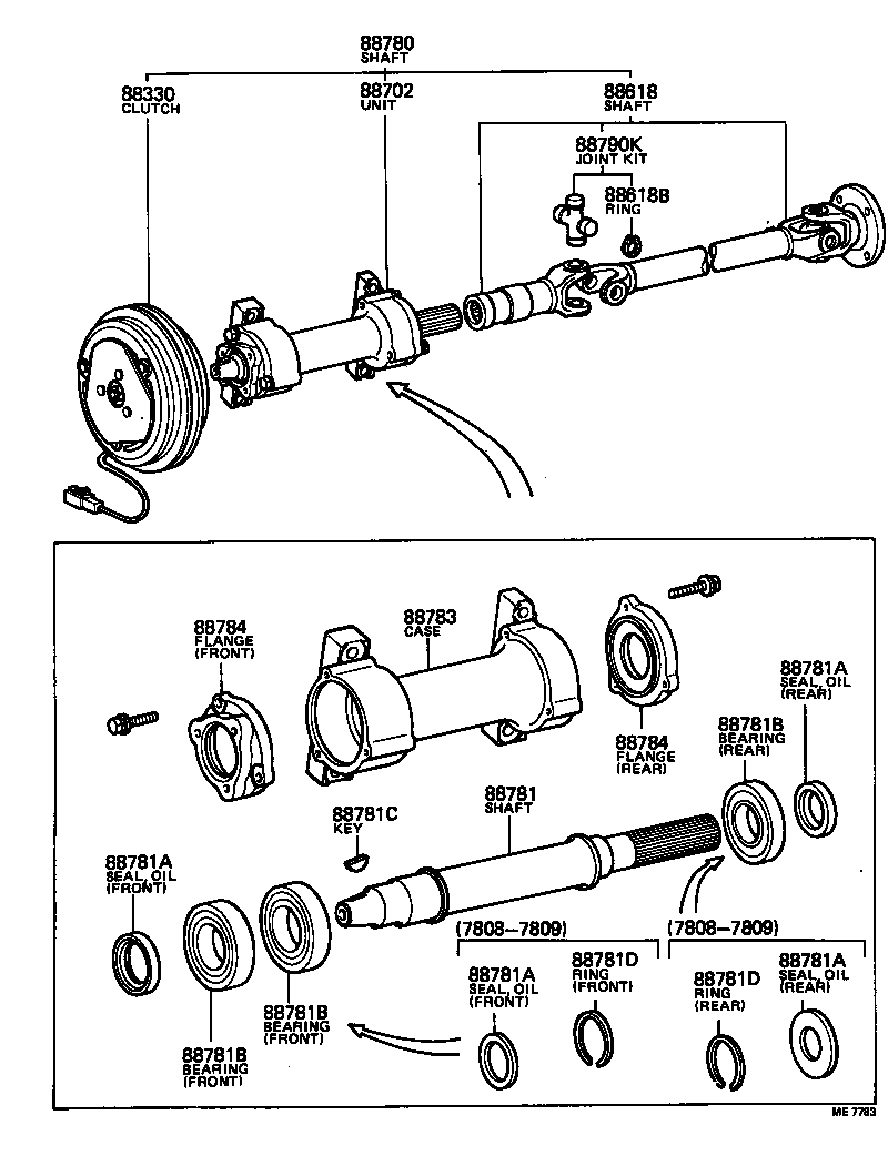 88434-36070 BRACKET, COMPRESSOR MOUNTING, NO.2 product image