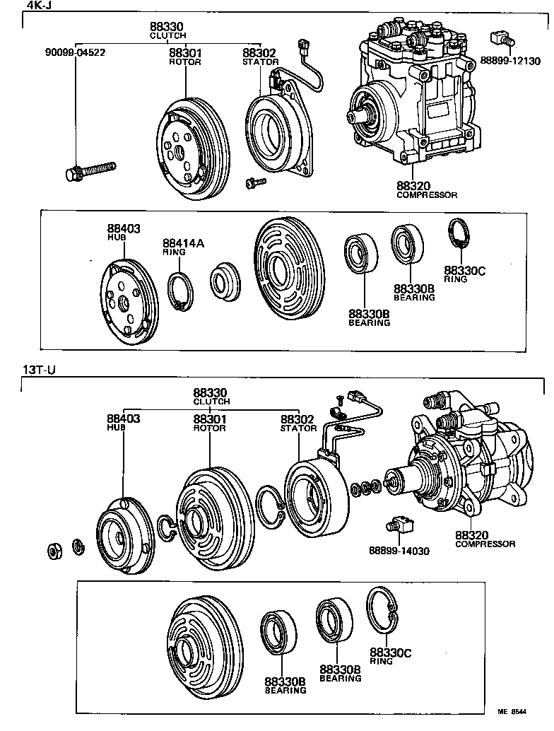 88320-27010 COMPRESSOR ASSY, COOLER product image