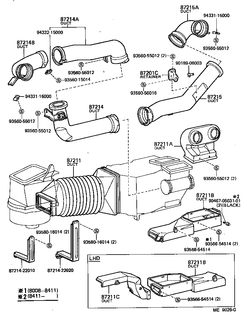 55901-90A02 CONTROL ASSY, HEATER OR BOOST VENTILATOR product image