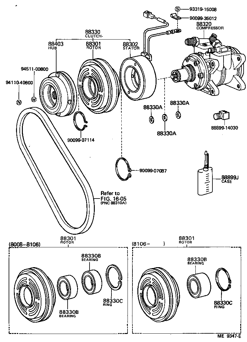 88320-60160 COMPRESSOR ASSY, COOLER product image