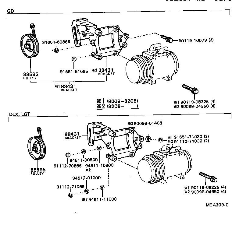 88320-14280 COMPRESSOR ASSY, COOLER product image