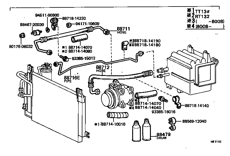 88460-20150 CONDENSER ASSY, COOLER product image