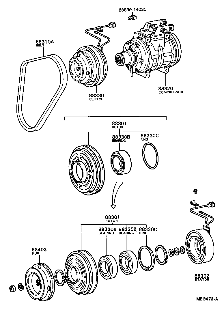 88375-30261 CAP, COOLER COMPRESSOR SERVICE VALVE product image