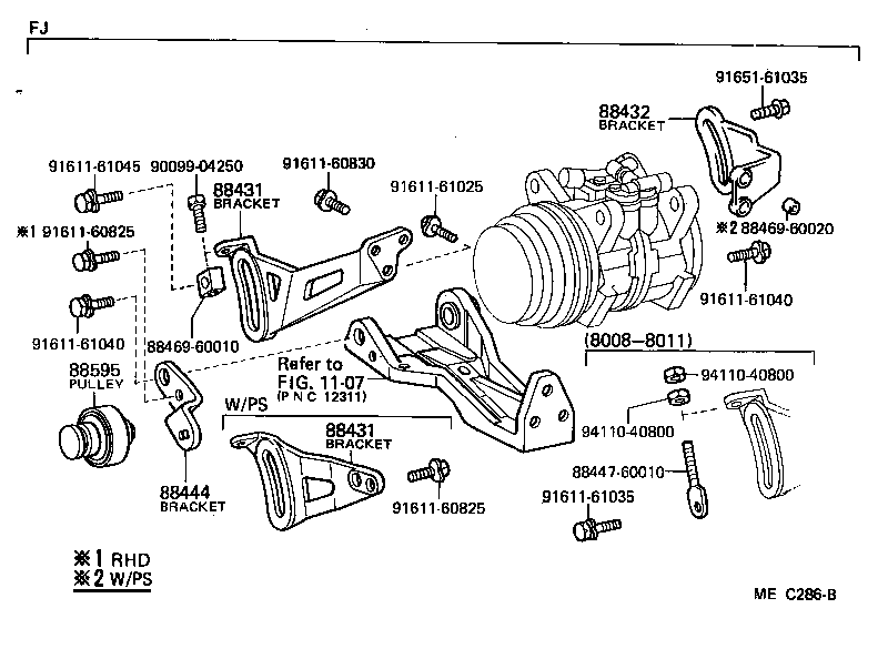 88320-60041 COMPRESSOR ASSY, COOLER product image