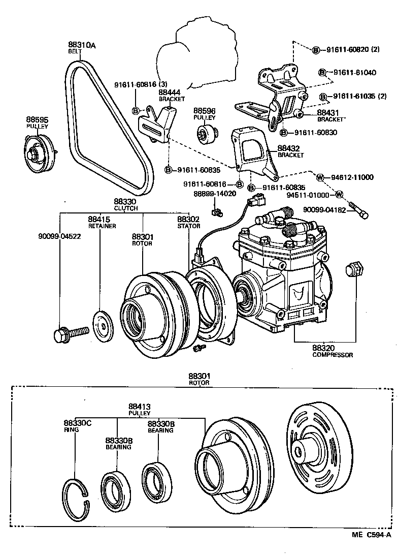 88320-26170 COMPRESSOR ASSY, COOLER product image