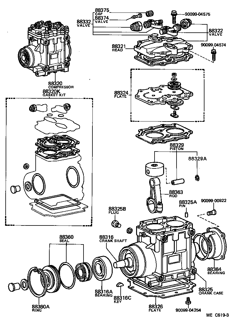 88320-26170 COMPRESSOR ASSY, COOLER product image