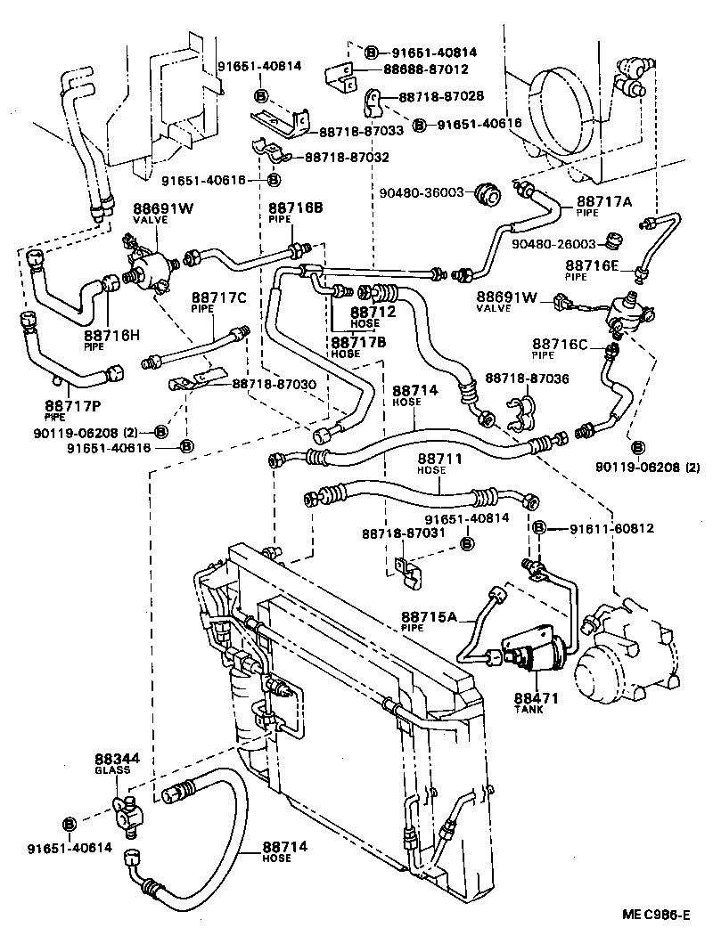 88550-87002 MOTOR ASSY, BLOWER (FOR CONDENSER) product image