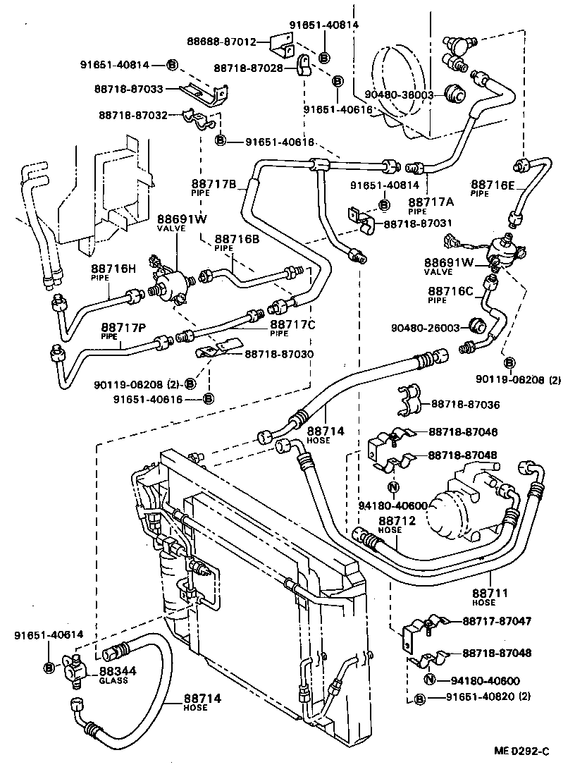 88550-87002 MOTOR ASSY, BLOWER (FOR CONDENSER) product image