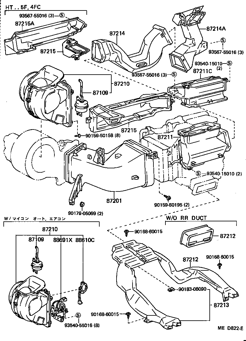 55086-30080 DUCT, AIR, NO.4 product image