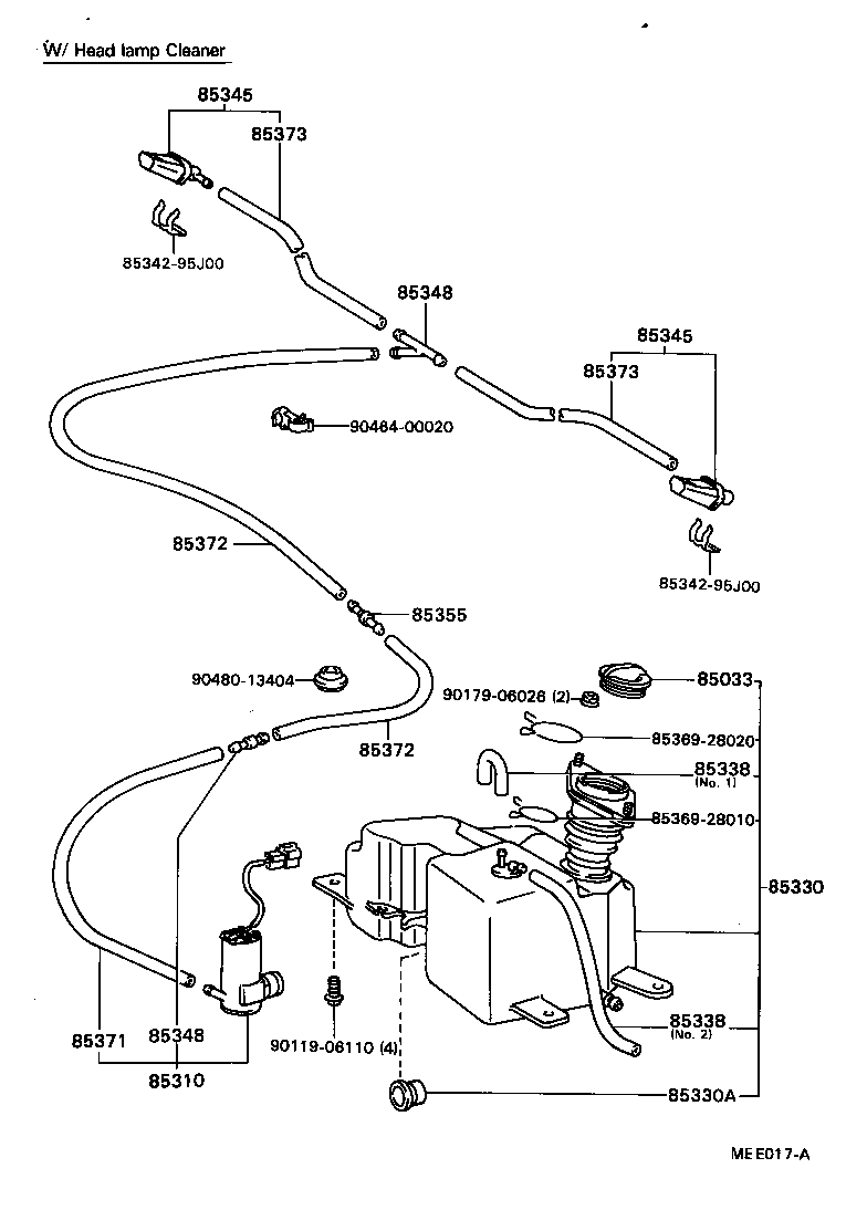 85330-87005 JAR ASSY, WINDSHIELD WASHER product image