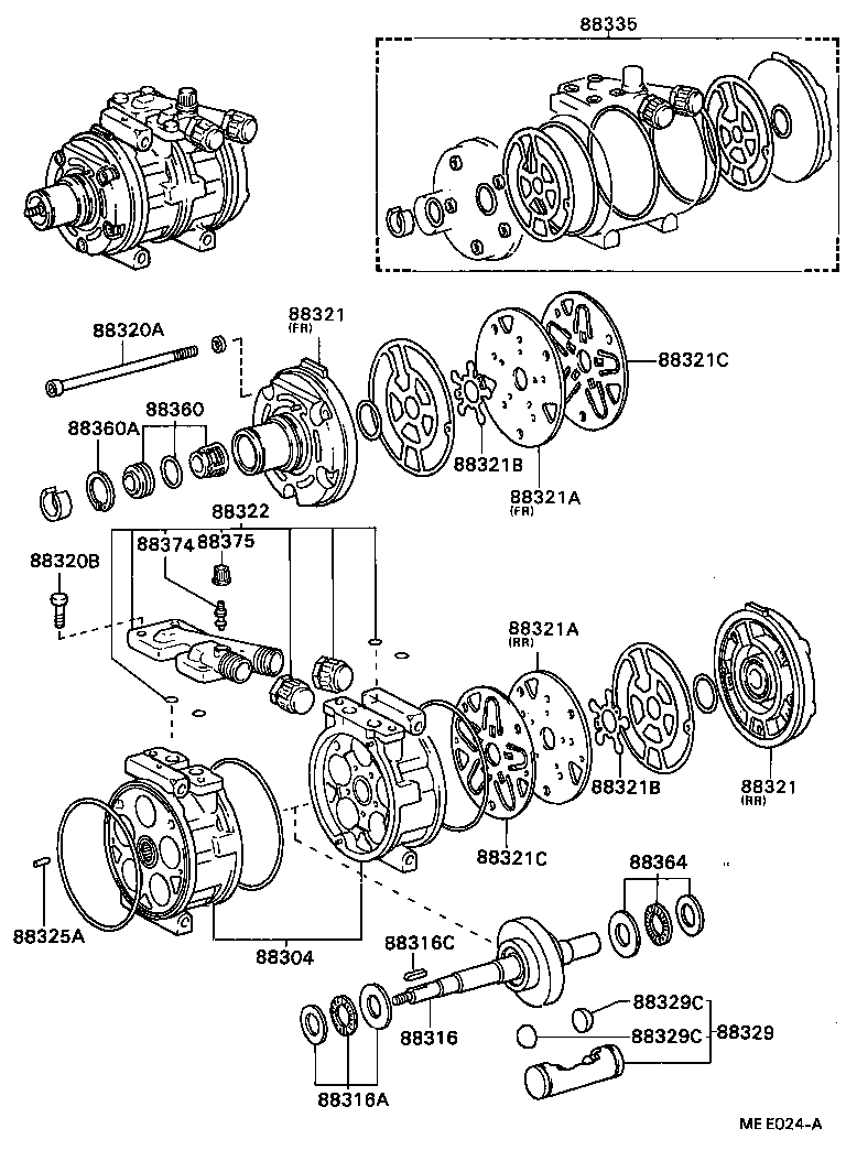 88320-28030 COMPRESSOR ASSY, COOLER product image