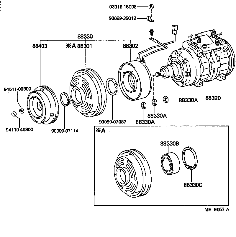 88320-30371 COMPRESSOR ASSY, COOLER product image