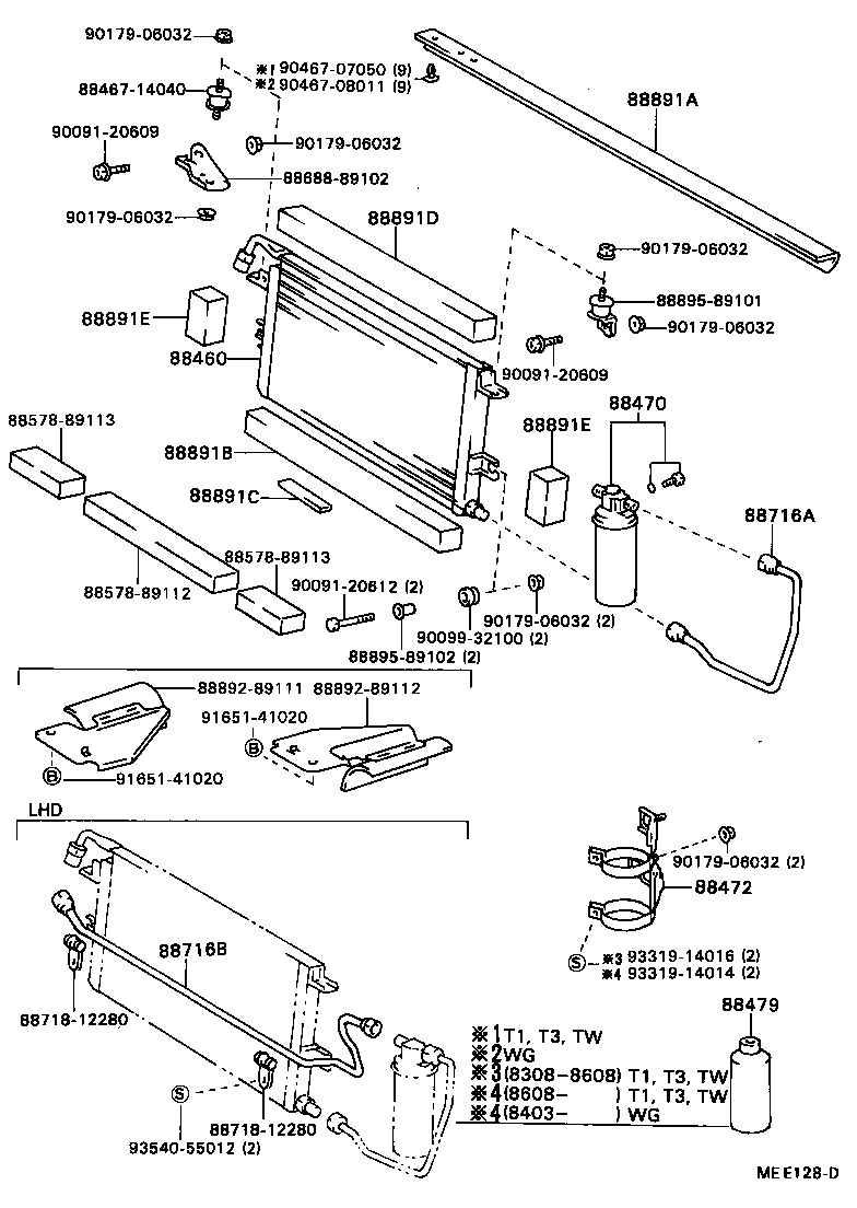 53381-89104 PACKING A (FOR COOLER) product image