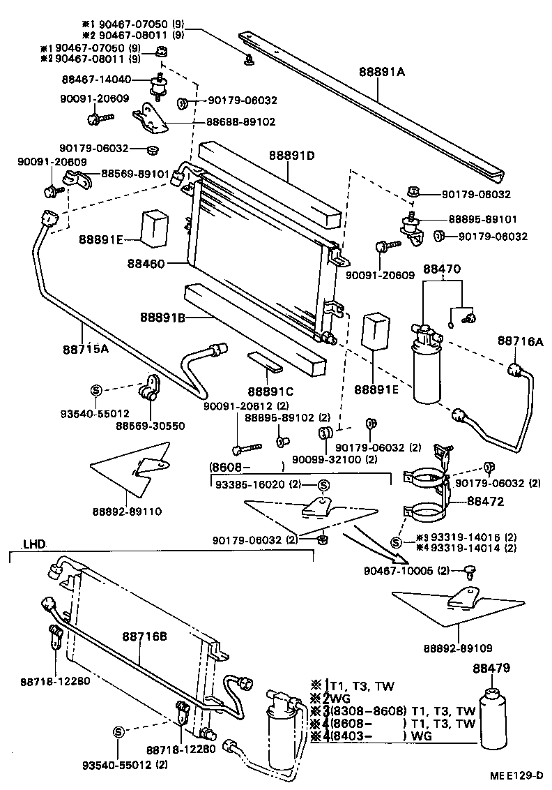 53381-89104 PACKING A (FOR COOLER) product image