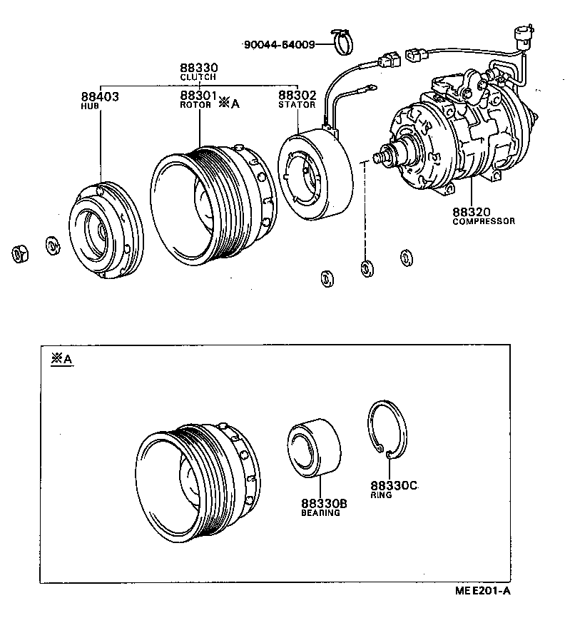 88320-12460 COMPRESSOR ASSY, COOLER product image