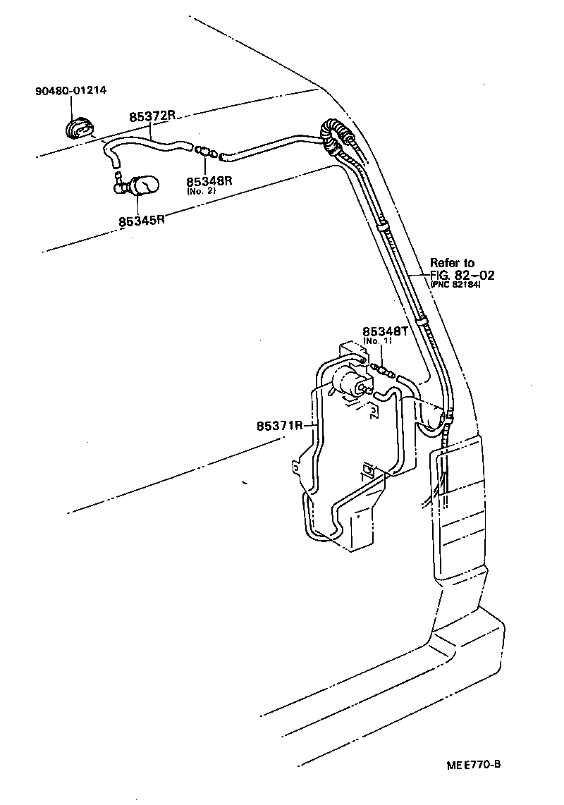 85330-87004 JAR ASSY, REAR WASHER product image