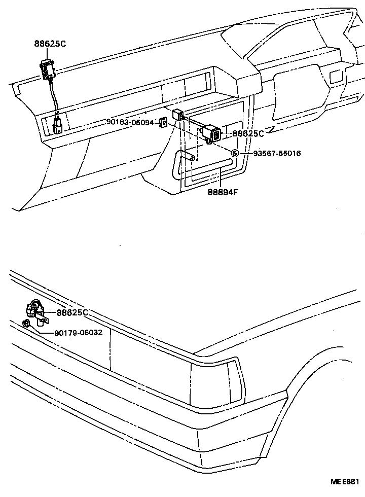 55085-22120 DUCT, AIR, SIDE NO.1 RH product image
