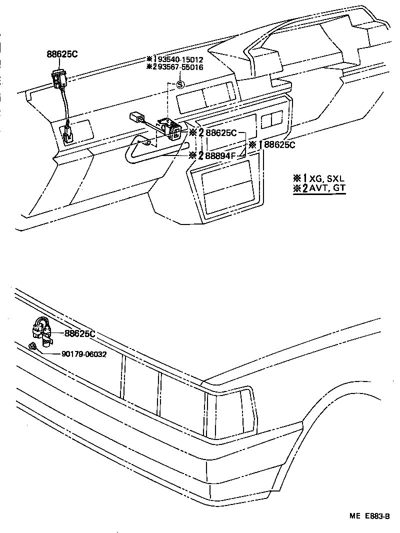 55085-22090 DUCT, AIR, SIDE NO.1 RH product image