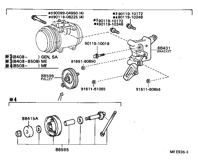 88320-22450 COMPRESSOR ASSY, COOLER product image