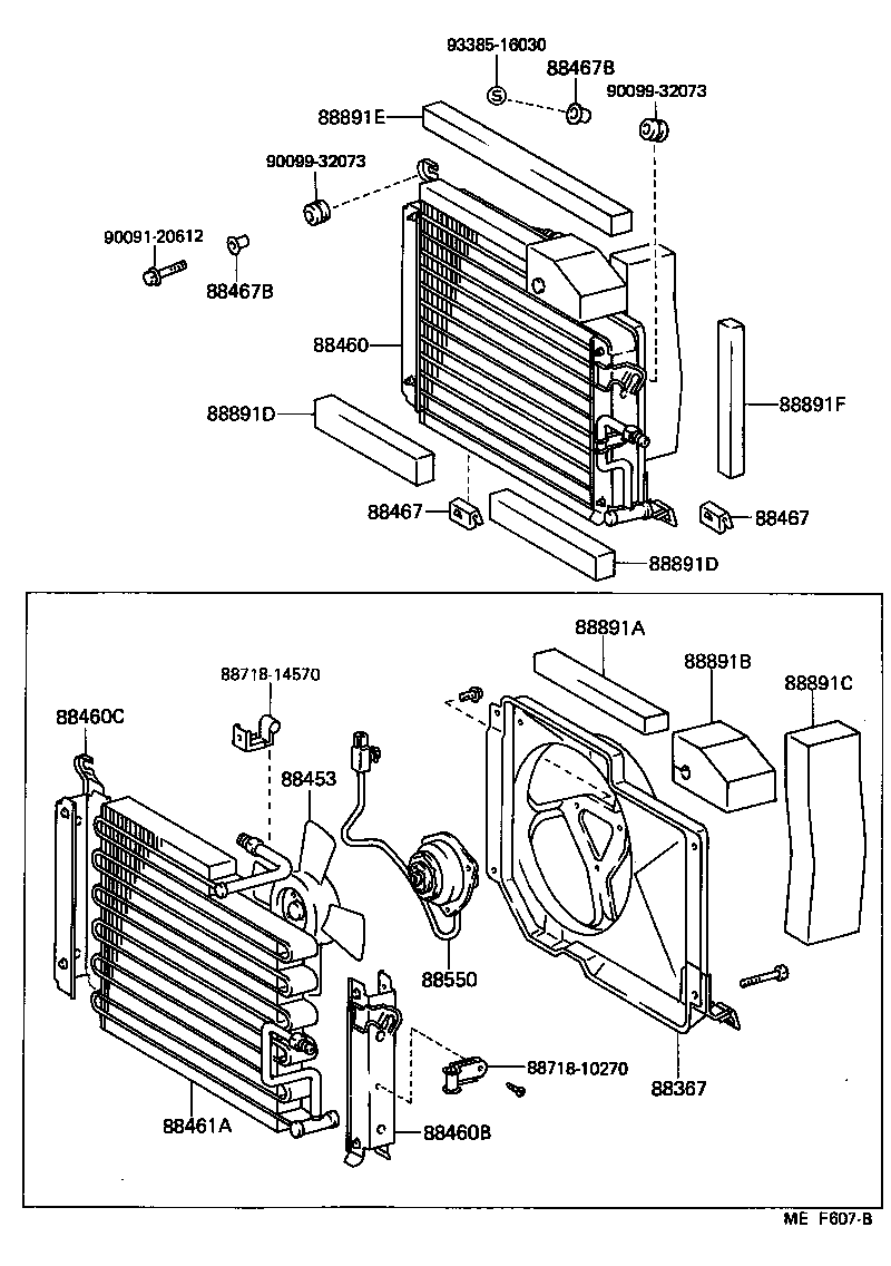 88460-10140 CONDENSER ASSY, COOLER product image