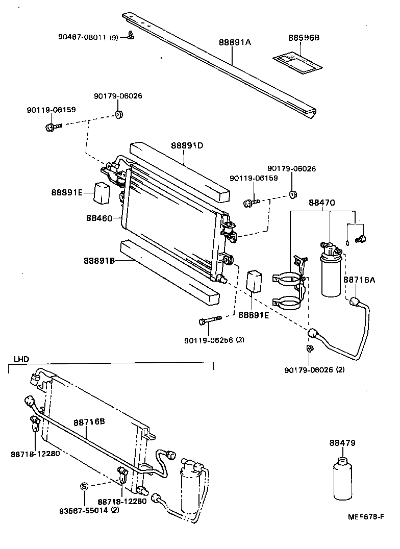 53381-89104 PACKING A (FOR COOLER) product image