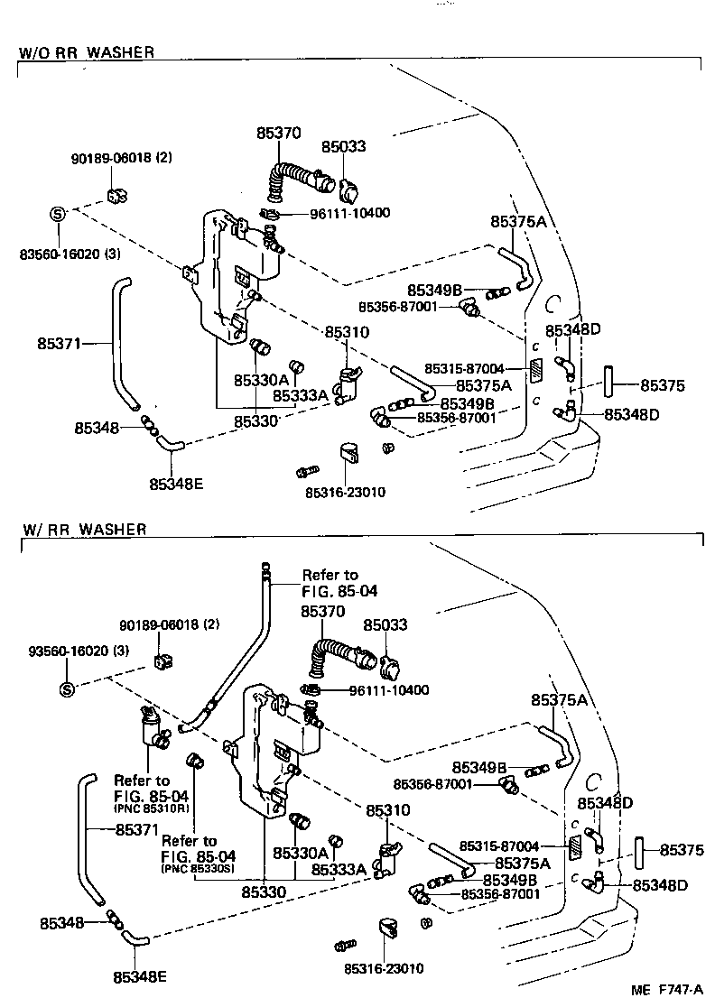 85331-28050 JAR ASSY, WINDSHIELD WASHER product image