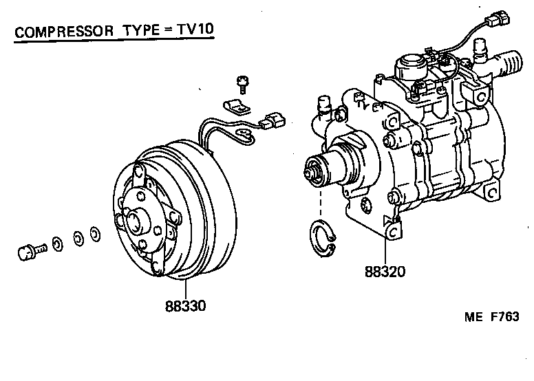 88320-10050 COMPRESSOR ASSY, COOLER product image