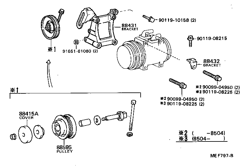 88320-22450 COMPRESSOR ASSY, COOLER product image