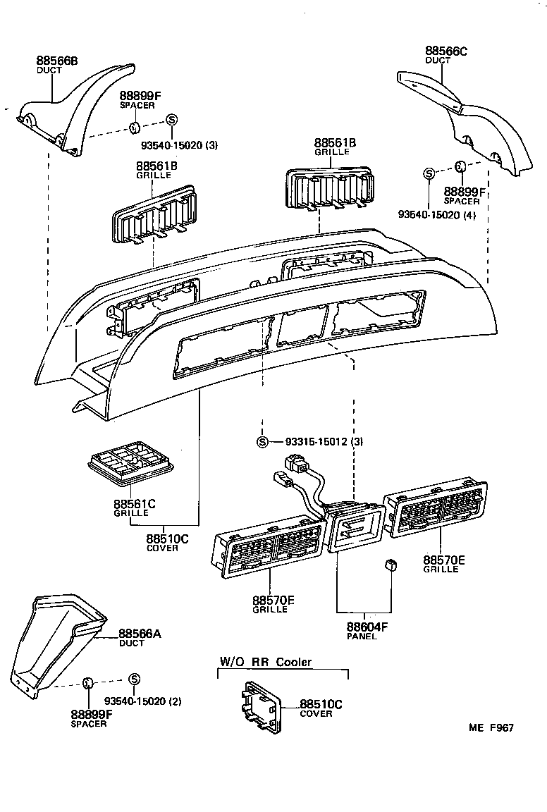 55086-95J00 DUCT SUB-ASSY, AIR, NO.1 product image