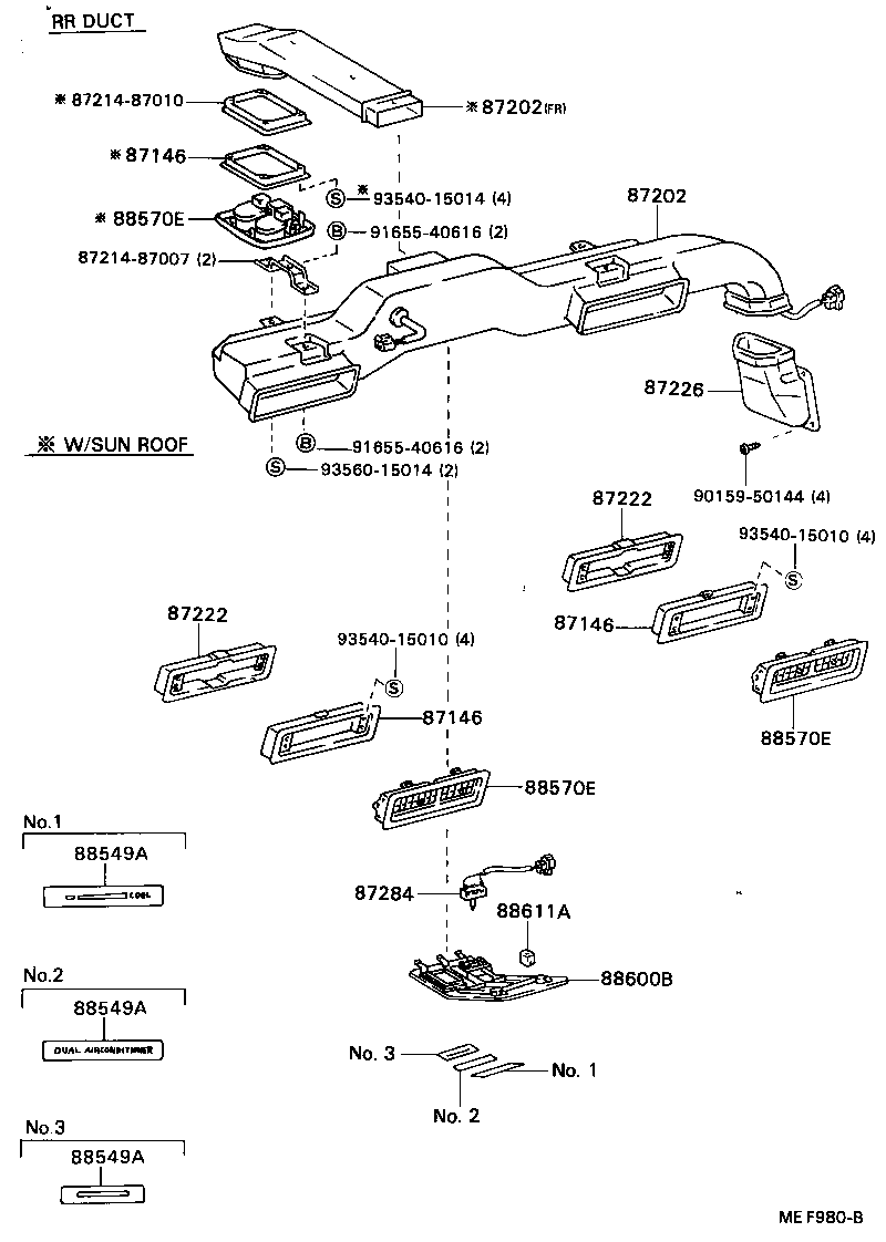 55086-28030 DUCT SUB-ASSY, AIR, NO.1 product image
