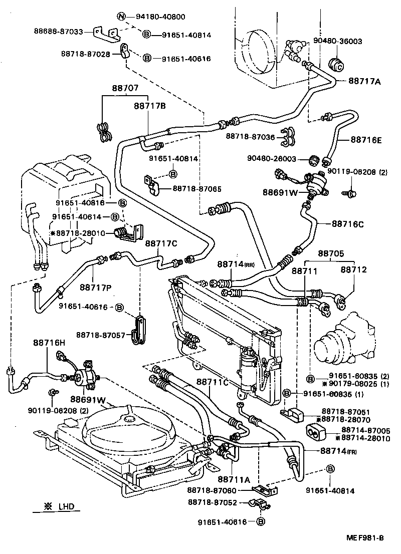 88550-87002 MOTOR ASSY, BLOWER (FOR CONDENSER) product image