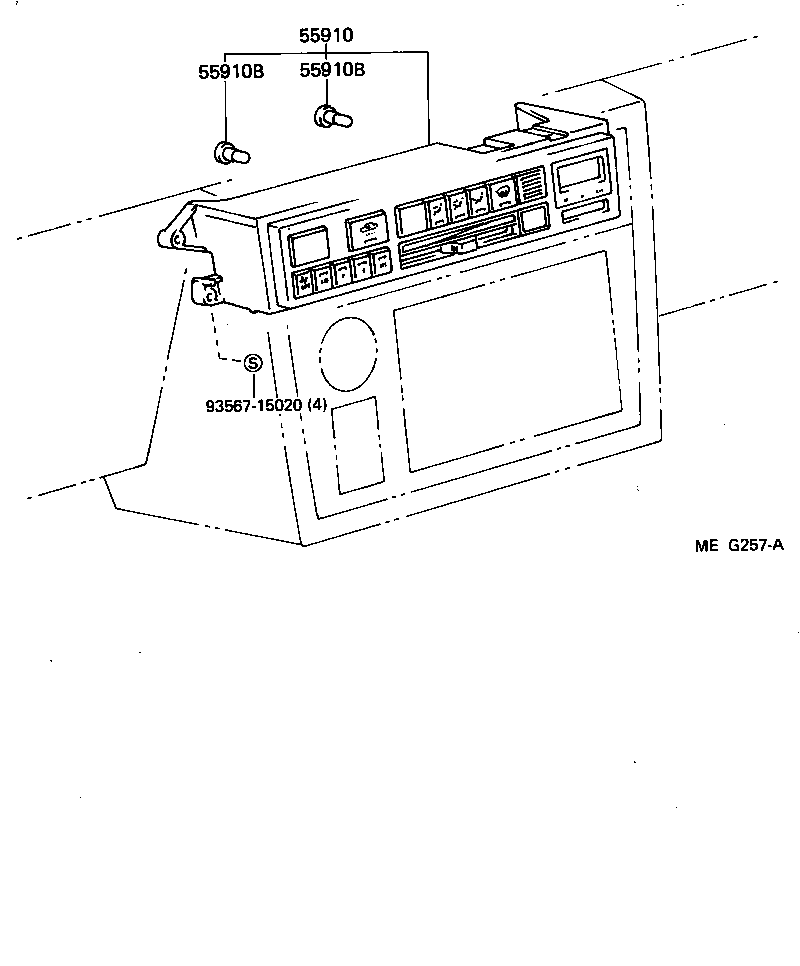 55086-20060 DUCT, AIR, SIDE NO.1 RH product image