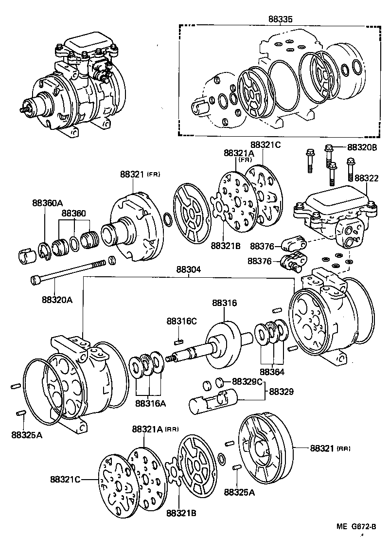 88320-17030 COMPRESSOR ASSY, COOLER product image
