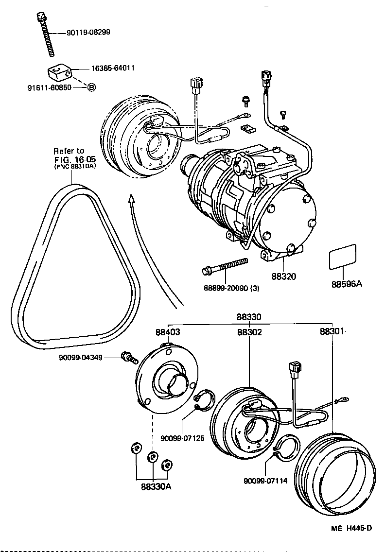 88336-32040 SENSOR, COMPRESSOR product image