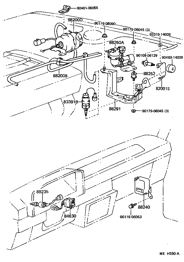 88283-02010 HOSE, CRUISE CONTROL VACUUM product image
