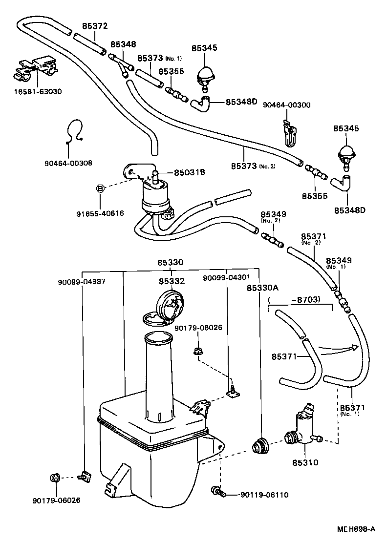 85331-32180 JAR ASSY, WINDSHIELD WASHER product image