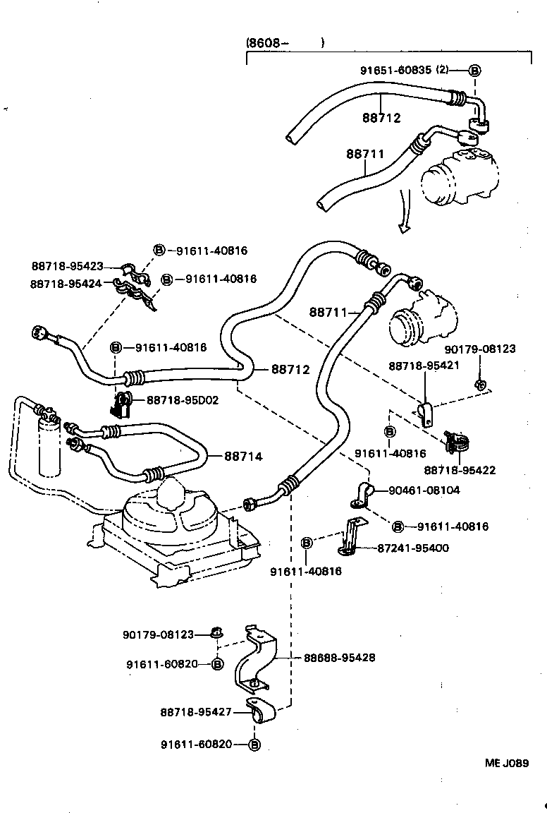 88460-95413 CONDENSER ASSY, COOLER product image