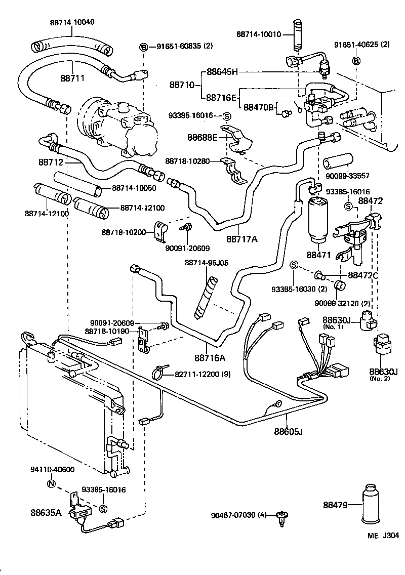 88460-10140 CONDENSER ASSY, COOLER product image