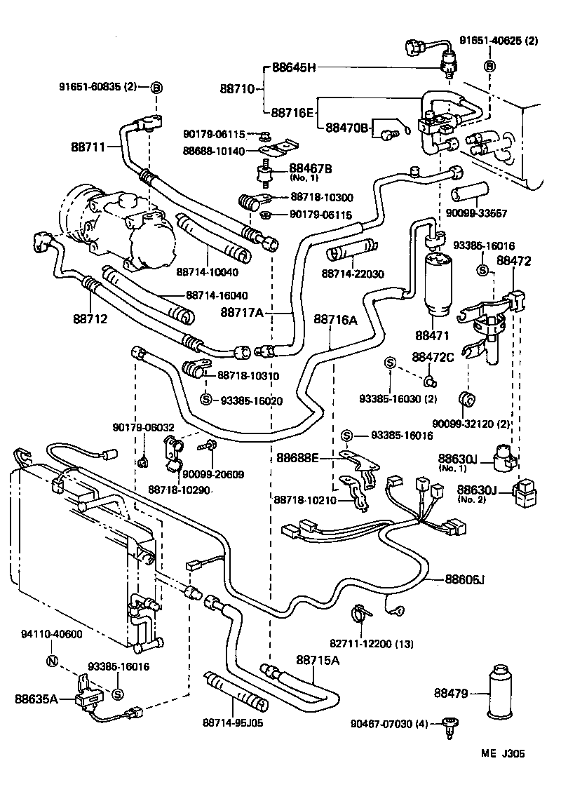 88460-10140 CONDENSER ASSY, COOLER product image