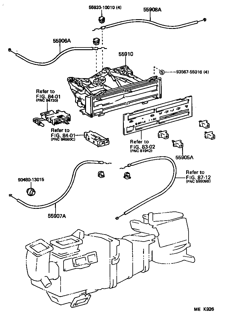 55086-03010 DUCT, AIR, SIDE NO.1 RH product image