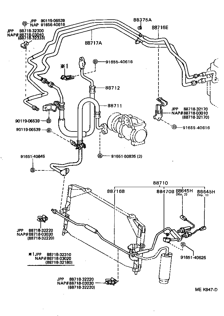 88550-03020 MOTOR ASSY, BLOWER (FOR CONDENSER) product image