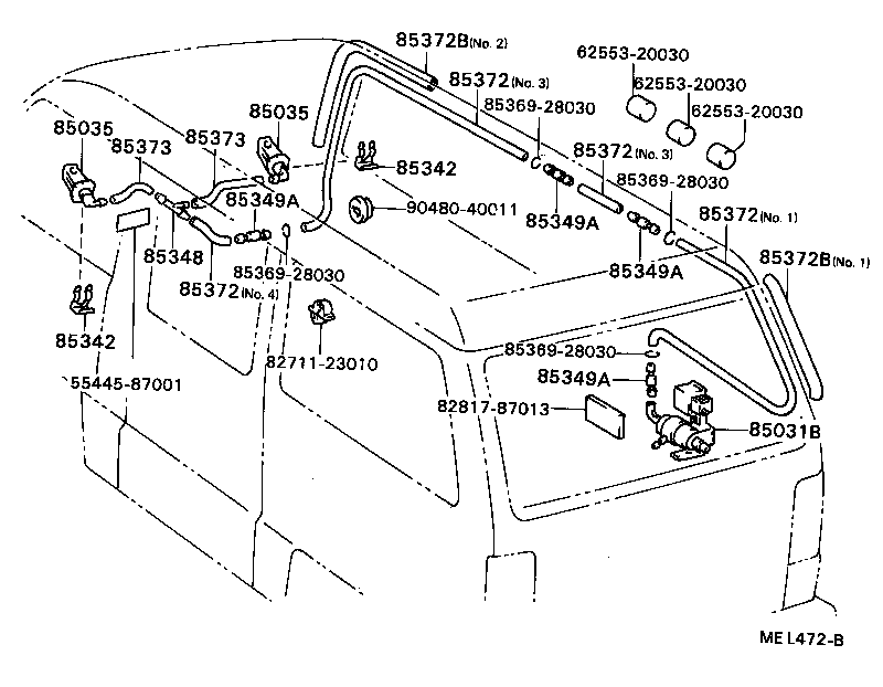 85330-87008 JAR ASSY, WINDSHIELD WASHER product image