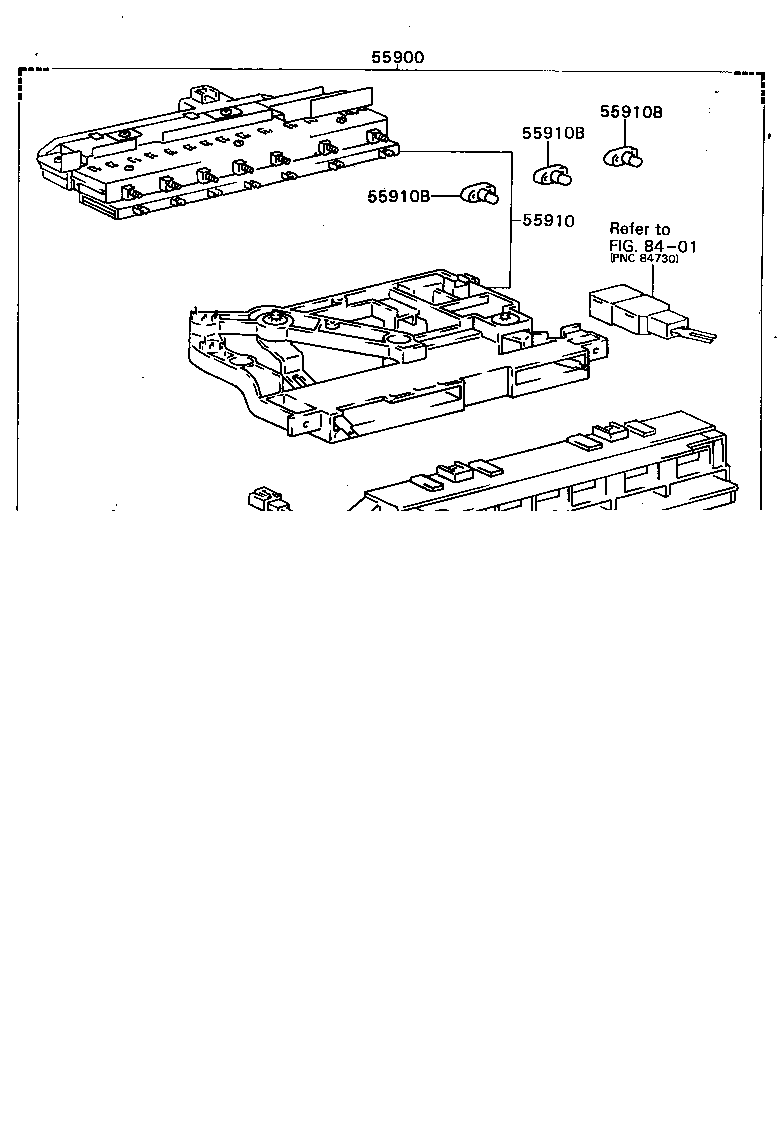 55900-22152 CONTROL ASSY, AIR CONDITIONER product image