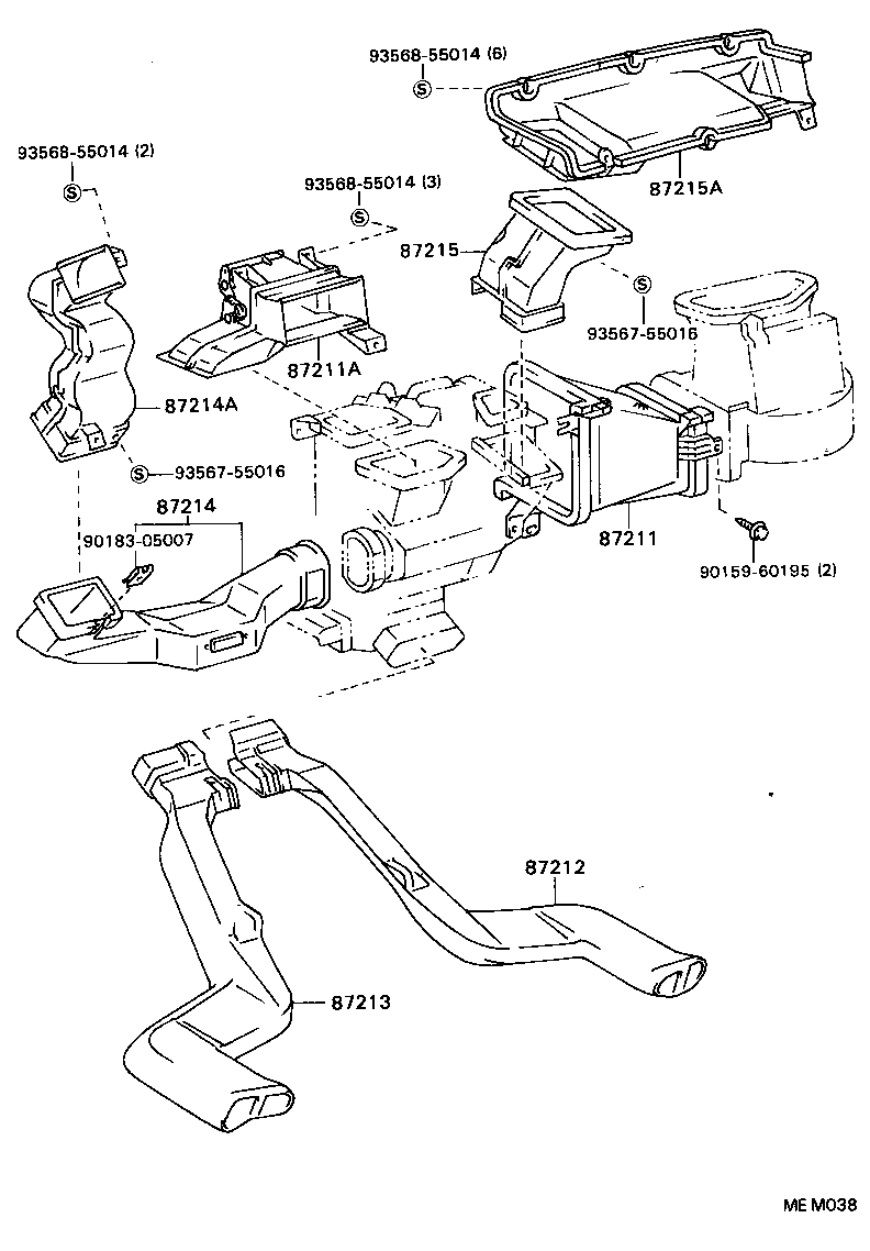 55900-22152 CONTROL ASSY, AIR CONDITIONER product image