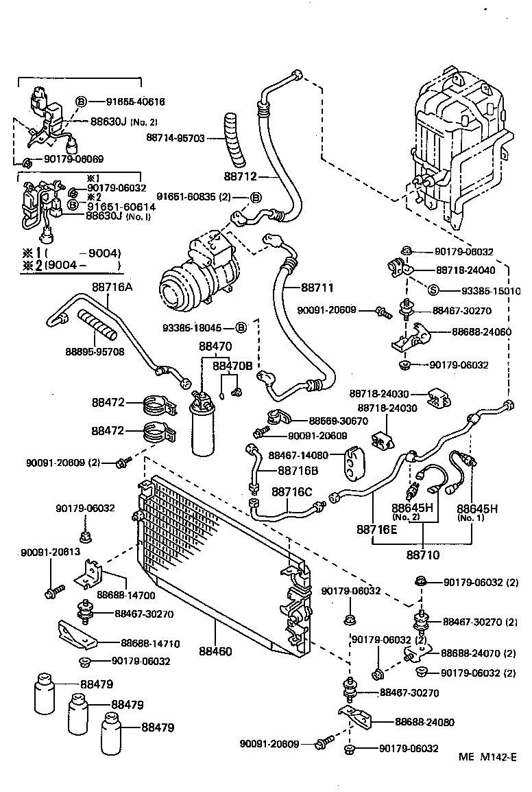 88460-14280 CONDENSER ASSY, COOLER product image