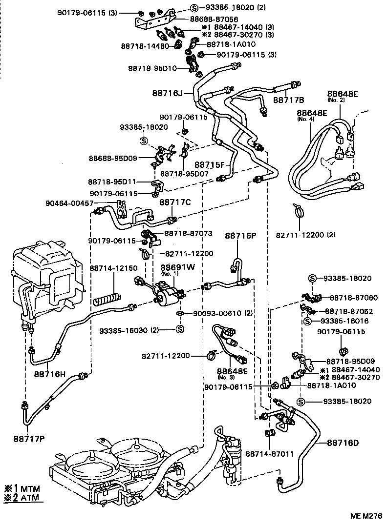 88460-87010 CONDENSER ASSY, W/RECEIVER product image
