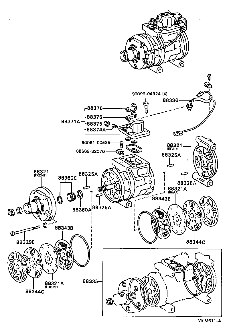 88320-22530 COMPRESSOR ASSY, COOLER product image