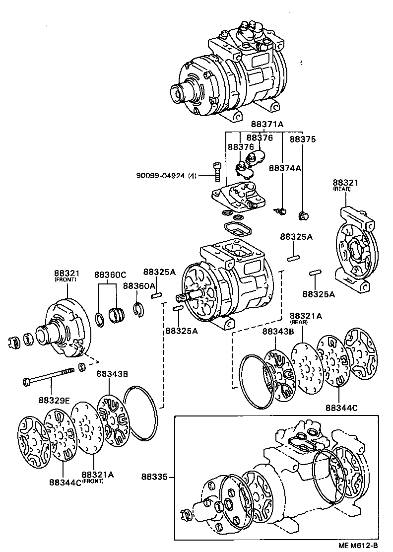 88320-22530 COMPRESSOR ASSY, COOLER product image